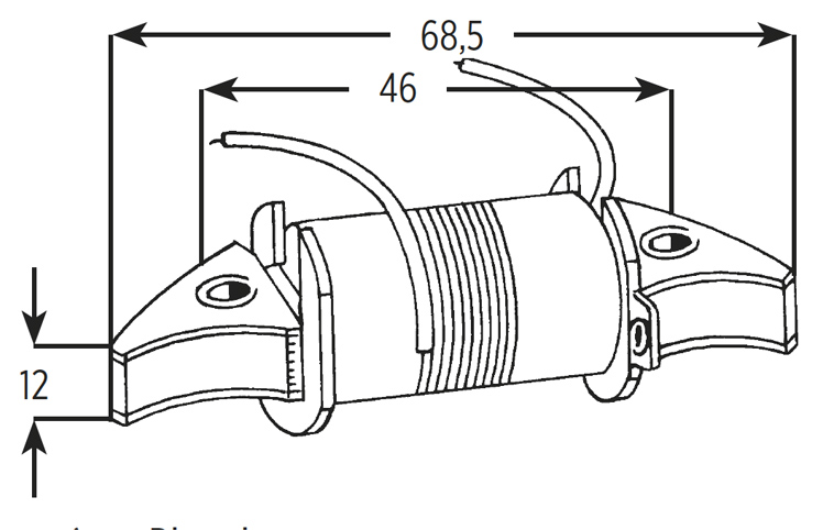 Bobine alim. Adapt.PIAGGIO VESPA 50