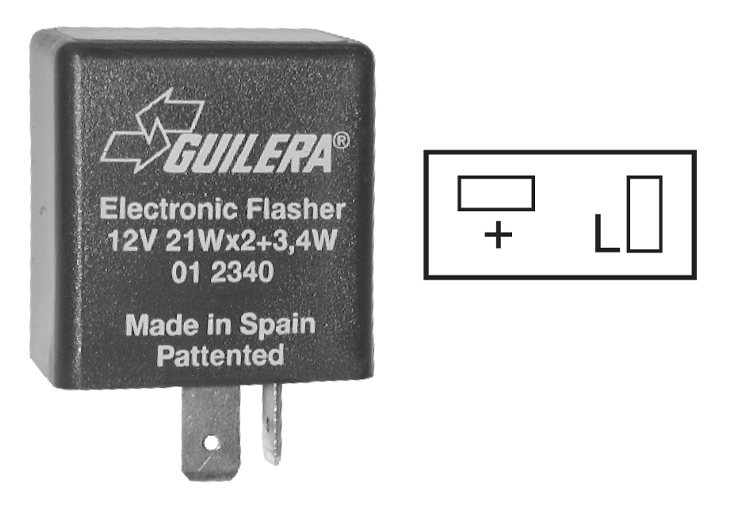 Clignotant  Adapt. 12V-21/23W-2 Broches 