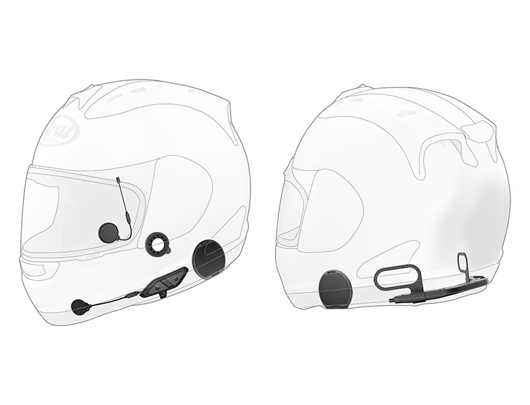 Syst. de com. SENA 10U pour casque intégral ARAI