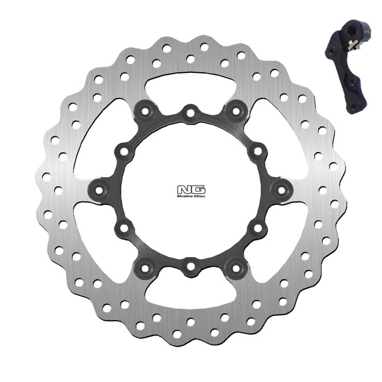 NG BRAKES Kit Disque Flottant Wave et patte