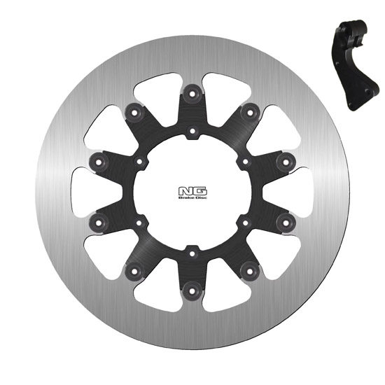 NG BRAKES Kit Disque Flottant Plein et patte 