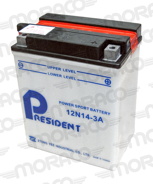 BATTERIE YUASA 12N14-3A 4 Batterie GS 12N14-3A