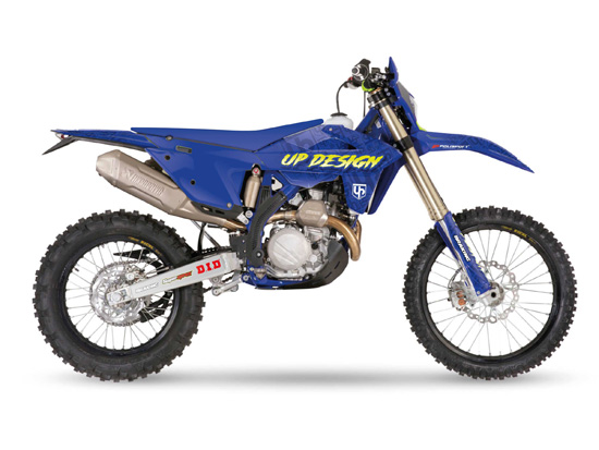 Kit Déco UP HURRY SHERCO Bleu
