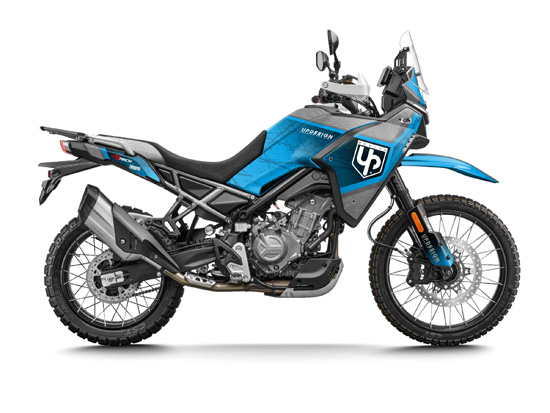 Kit Déco UP STONE CF MOTO Cyan