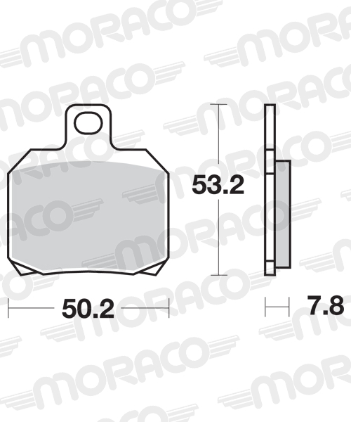 Plaquettes de frein moto SBS 730HF Plaquettes de frein moto SBS 730HF