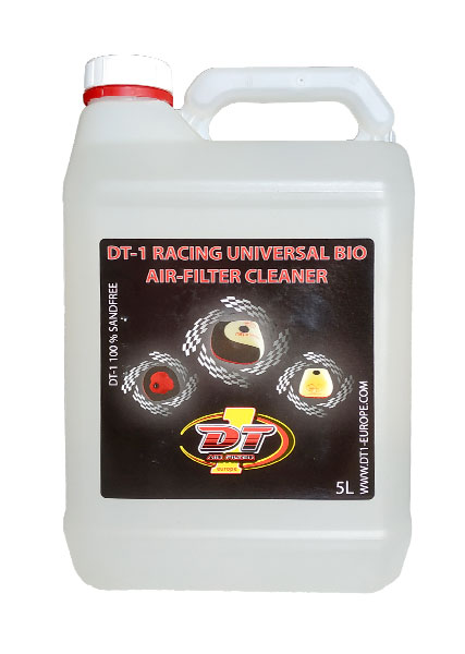 DT-1 CLEANER - Nettoyant filtre à air BIO  (Bidon 5L.)