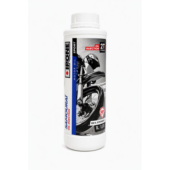 Ipone NEW Huile moteur 2T SAMOURAI Oil injection FRAISE (1L) (x15)