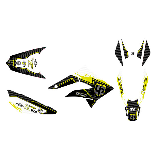 Kit Deco UP SPECTRUM DERBI DRD XTREME 11->16 noir