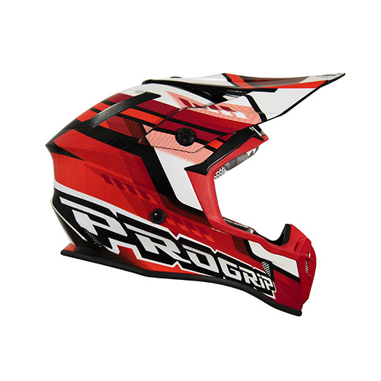 CASQUE PROGRIP 3180 TAILLE L (59-60cm) ROUGE/BLANC