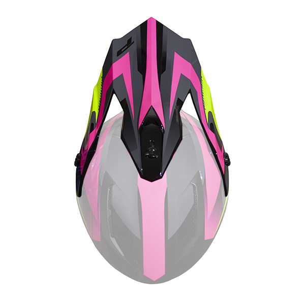 Visière Casque 3181 Noir/Fushia