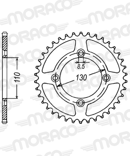 Couronne aluminium