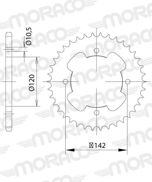 Couronne aluminium