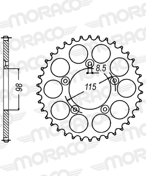 Couronne aluminium