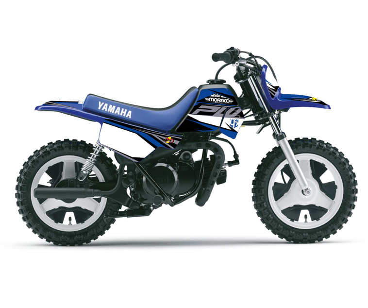 Kit Deco UP IRON YAMAHA PW 50 Toutes BLEU