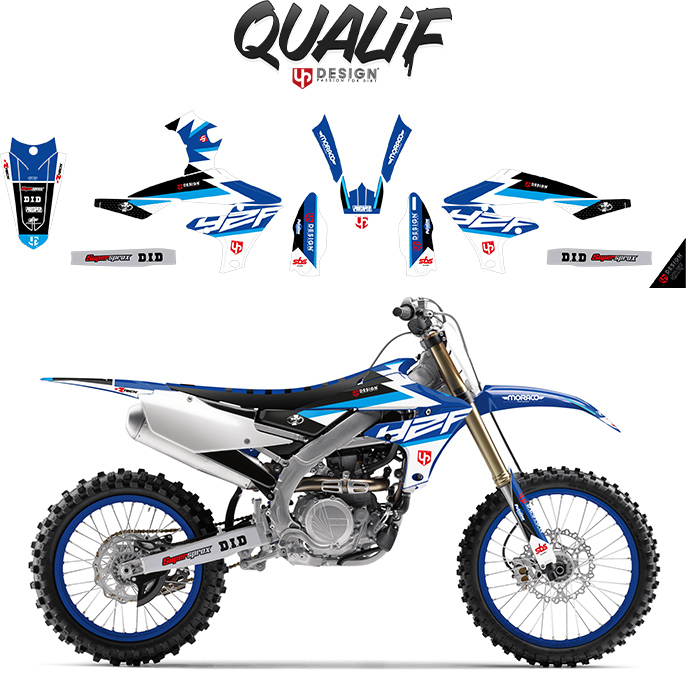 Kit Deco UP Qualif YAMAHA YZF 250 2014-2018 - YZF 450 2014-2017