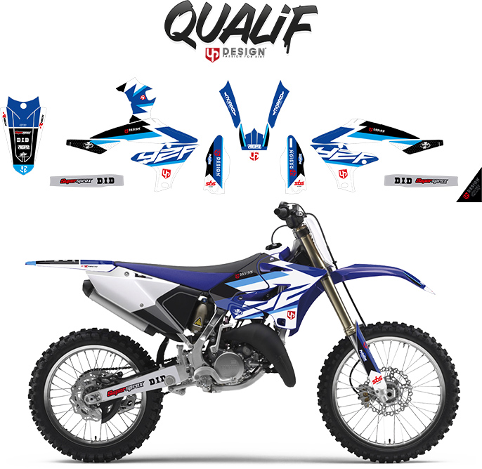 Kit Deco UP Qualif YAMAHA YZ 125 - 250 2006-2008