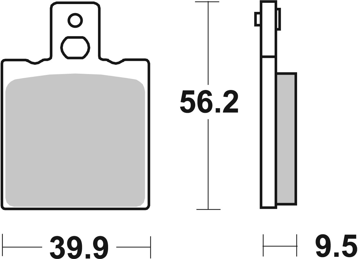 PLAQUETTES DE FREIN SBS 646HF