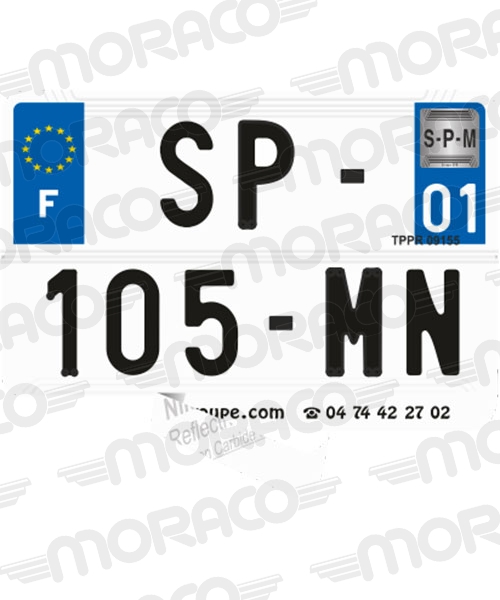 Plaque plexi 210*145 pour NR2 Plaque Moto