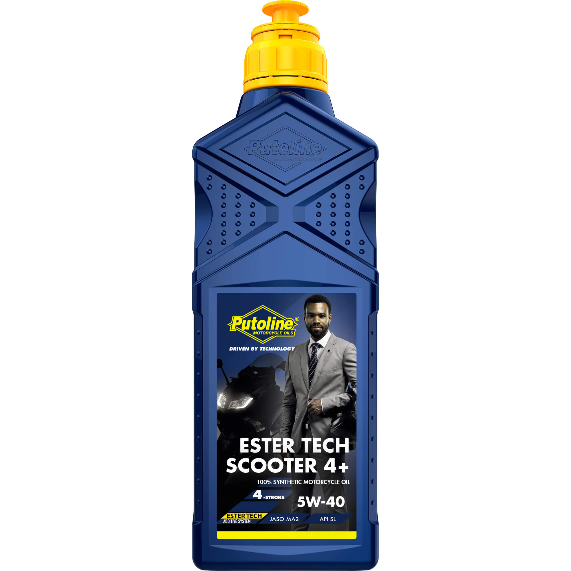 *1L H. moteur 4 Tps 5W-40 Ester Tech Scooter 4T+ 