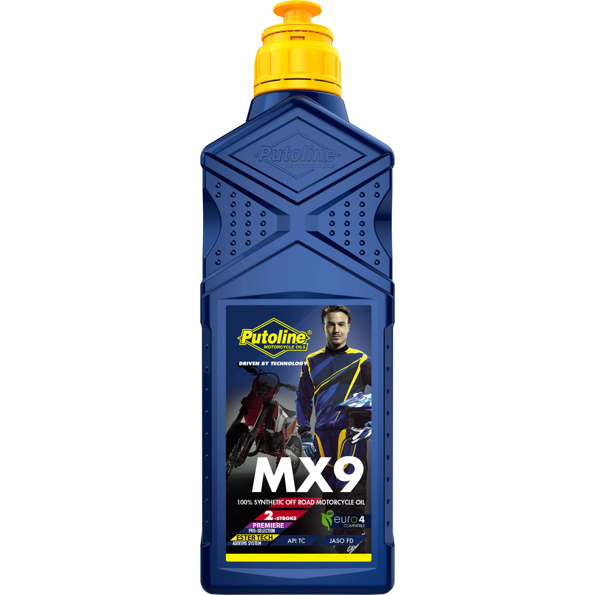 1L H. moteur 2 Tps Synthétique Putoline MX 9 