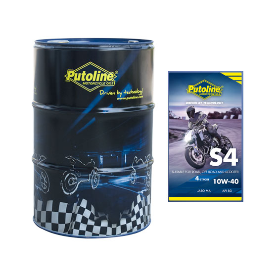 *60L Fût H. moteur 4 Tps 10W-40 Minérale Putoline S4 