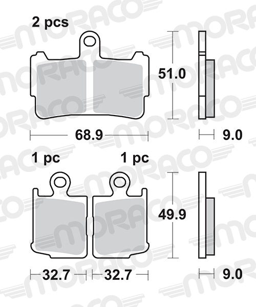 PLAQUETTES DE FREIN SBS 869SP PLAQUETTES DE FREIN SBS 869SP