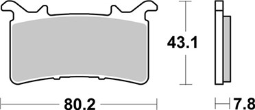 PLAQUETTES DE FREIN SBS 985DS1