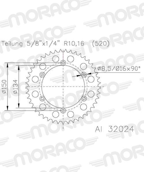 Couronne aluminium