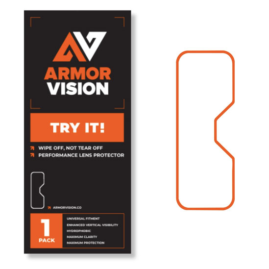ARMOR VISION 2nd GEN Pack 1 film universel Hydrophobe 48mm