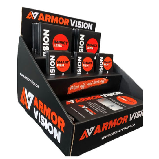 PLV Présentoir ARMOR VISION Comptoir