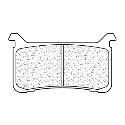 Plaquettes de frein route avant 1252A3+