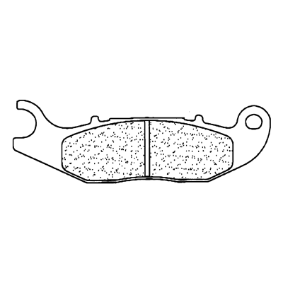 Plaquettes de frein route avant 1279A3+
