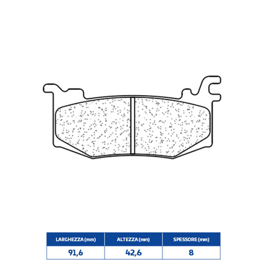 Plaquettes de frein avant racing