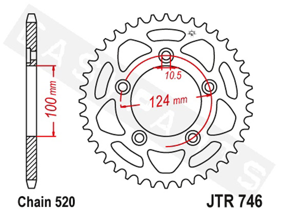 Cour. RFE-743:39-BLK # JTR746-39