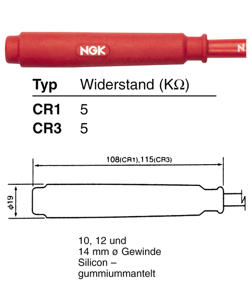 Câble Racing NGK CR1