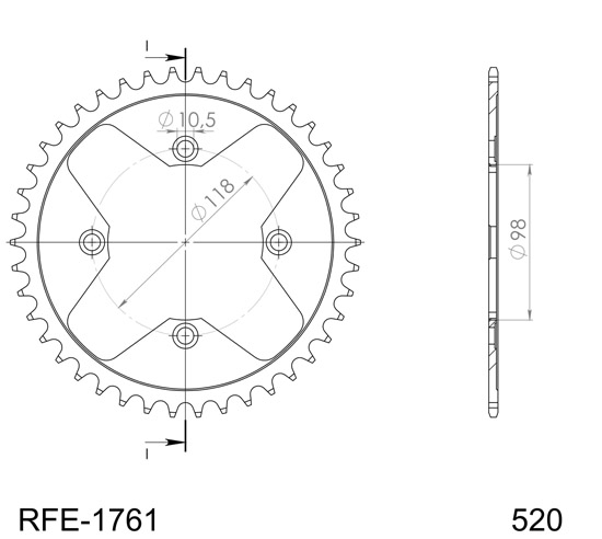 Couronne RFE-1761:42-BLK # 50-32128-42 