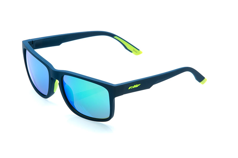 FMF GEARS Matte Petrol Blue/Green Mirror/ Lunettes de soleil