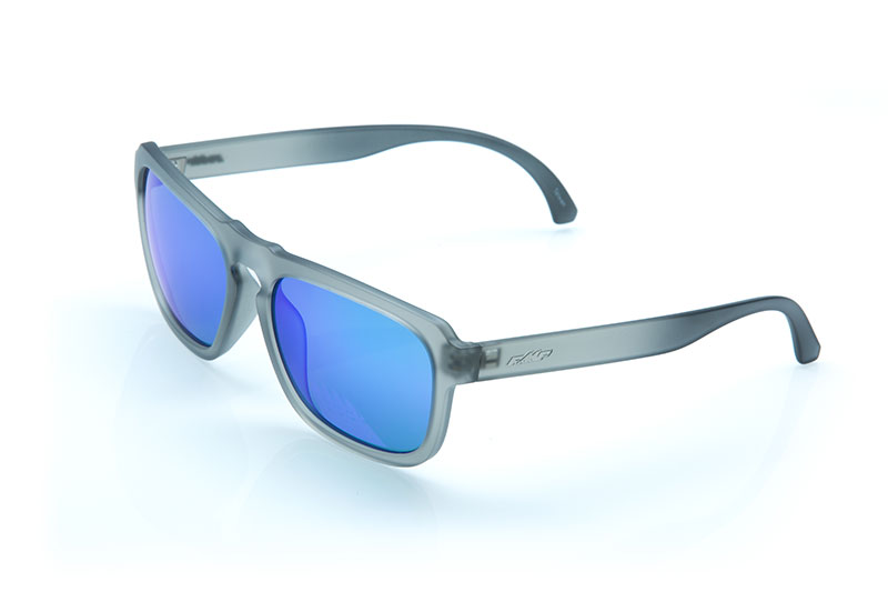 FMF EMLER Matte Crystal Smoke/Blue Mirror/Lunettes de soleil