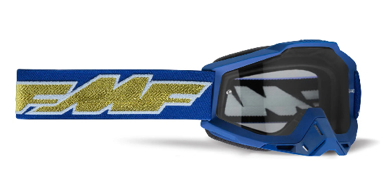 FMF POWERBOMB Rocket Deep Navy Gold - Ecran Transparent