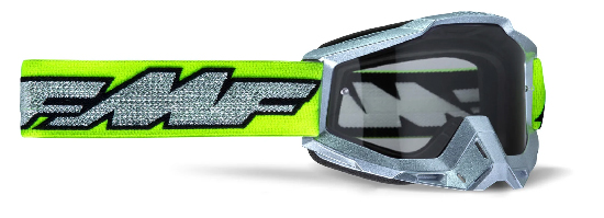 FMF POWERBOMB Rocket Silver Lime - Ecran Transparent