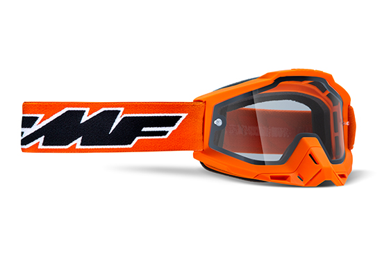 FMF POWERBOMB Enduro Rocket Orange - Ecran Transparent