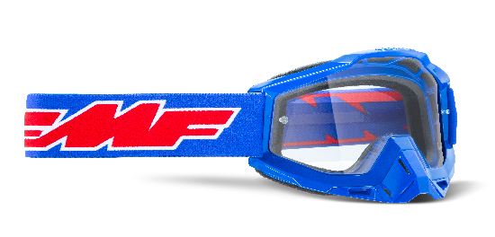 FMF POWERBOMB OTG Rocket Blue - Ecran Transparent