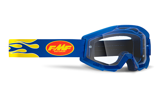 FMF POWERCORE Flame Navy - Ecran Transparent