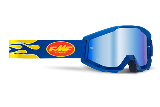 FMF POWERCORE Flame Navy - Ecran Miroir Blue 