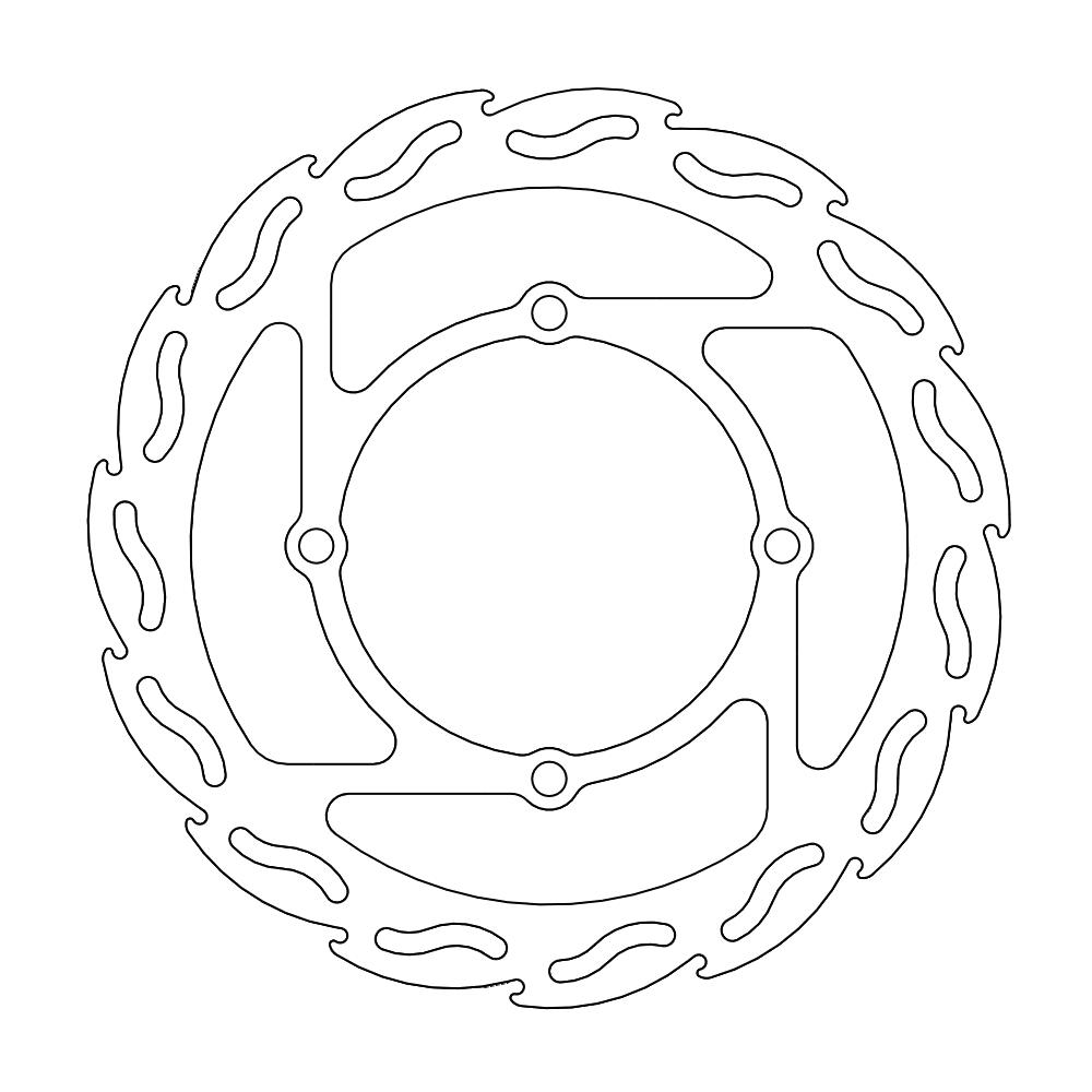 Disque avant MM Flame Fixe Kawasaki KX/KXF