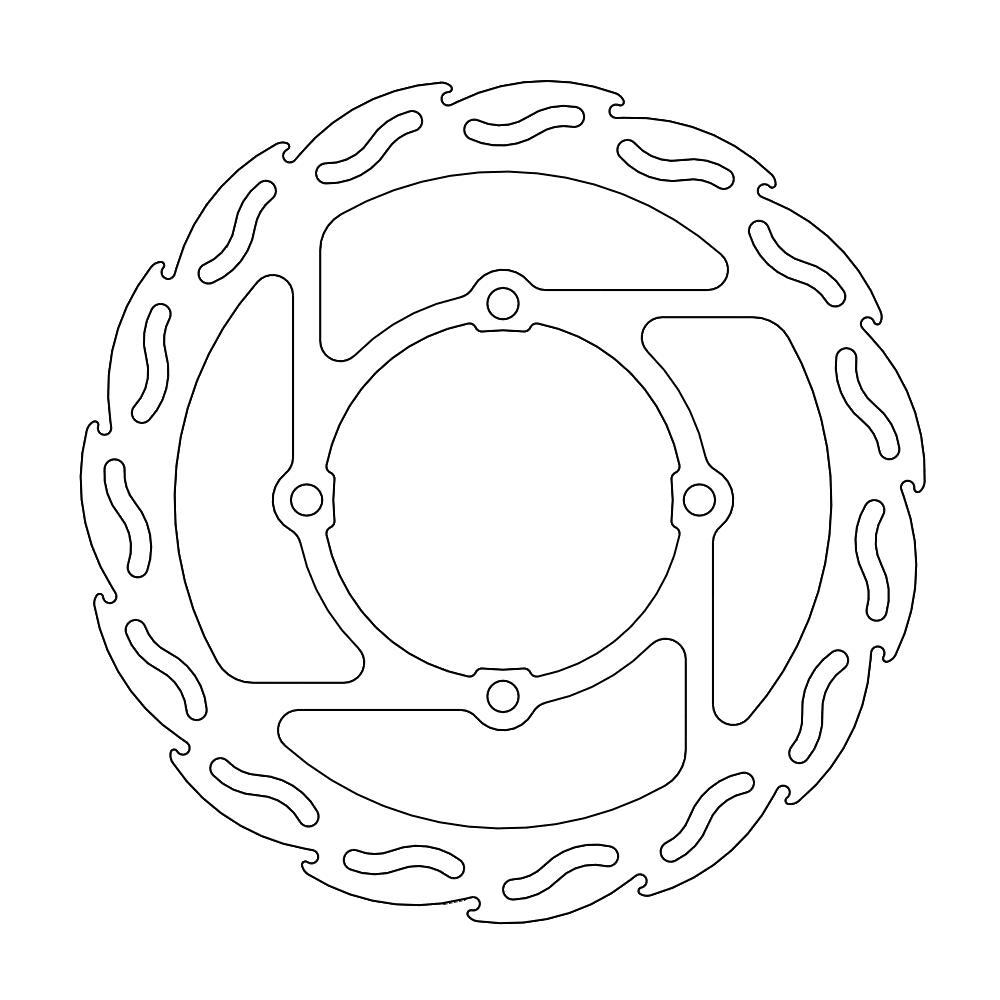 Disque avant MM Flame Fixe Kawasaki KX/KXF