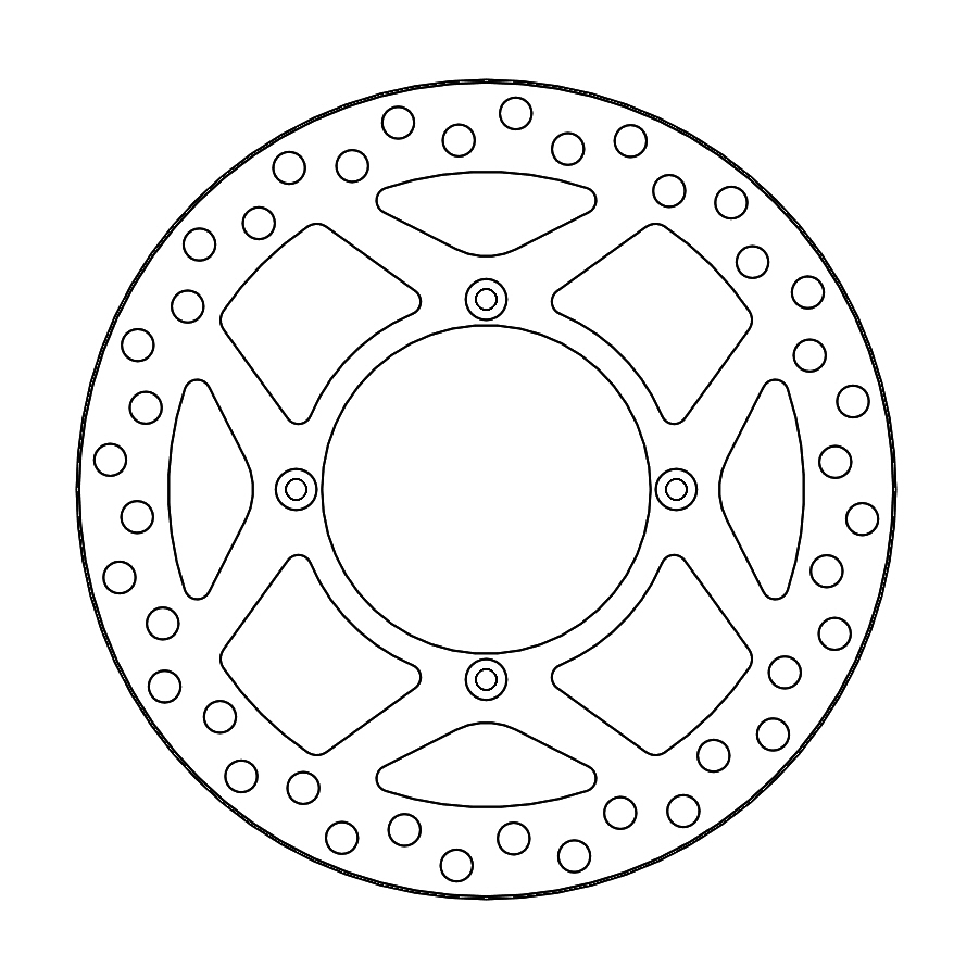 Disque avant Offroad MM Vintage  Kawasaki KX125/250 (89/02),