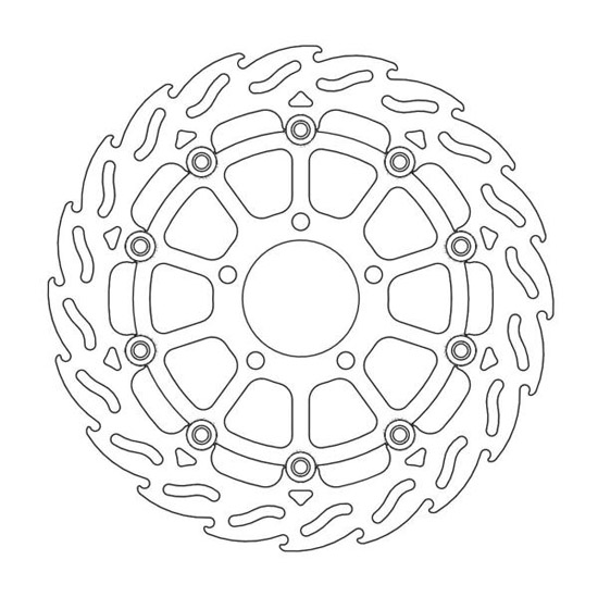 Jeu de boulons  M6x13 à tête hexagonale (6pcs)