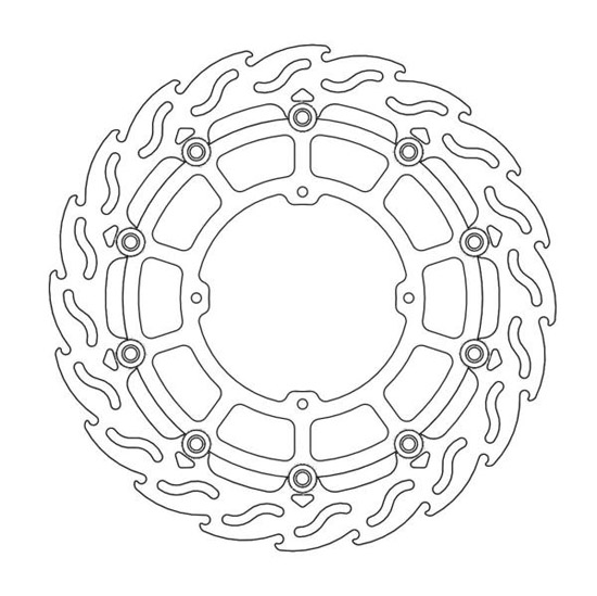 Jeu de boulons  M6x17 à tête hexagonale (6pcs)