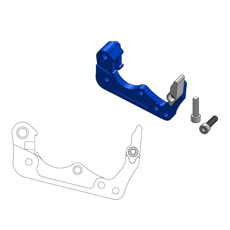 Support avant Offroad MM 260 HVA bleu